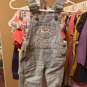 OshKosh B'gosh Classic Blue Pinstripe Overalls